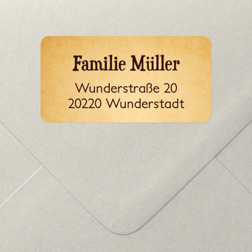 Adressaufkleber