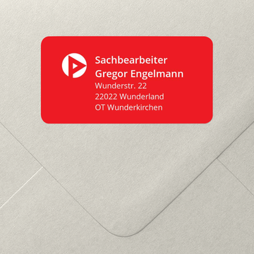 Adressaufkleber