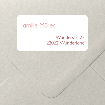 Adressaufkleber
