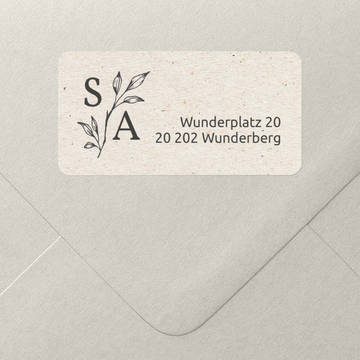 Adressaufkleber