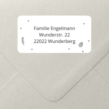 Adressaufkleber