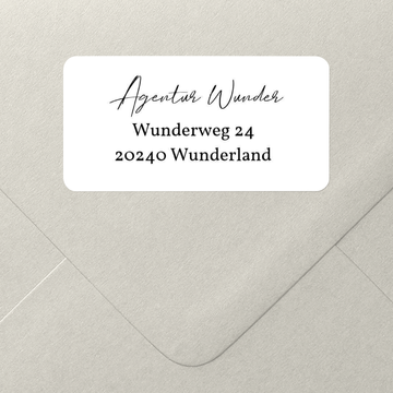 Adressaufkleber