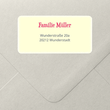 Adressaufkleber