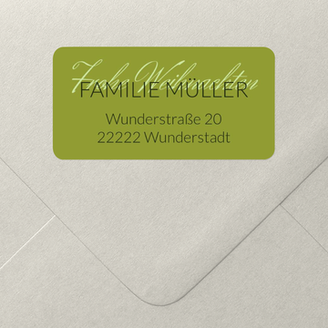 Adressaufkleber