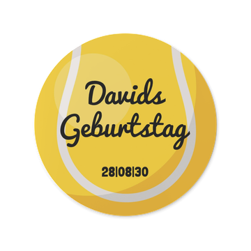 Einladungskarten Kindergeburtstag, Ballsport Tennis