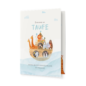 Einladungskarten Taufe, Arche