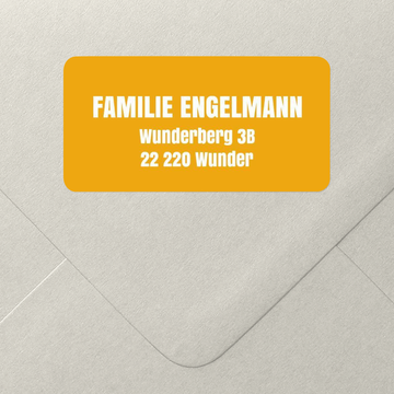 Adressaufkleber