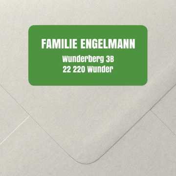 Adressaufkleber