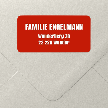 Adressaufkleber