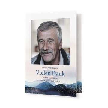 Danksagungskarten Trauer, Anker