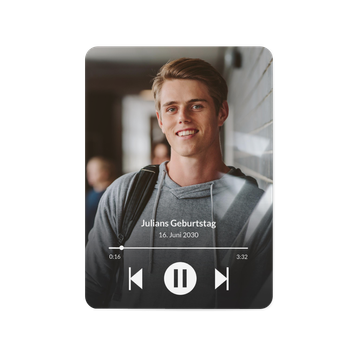 Einladungskarten 18. Geburtstag, Musikapp