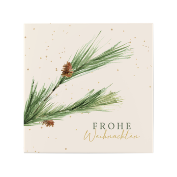 Weihnachtskarten geschäftlich, Tannenzweig