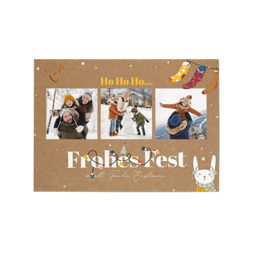 Private Weihnachtskarten, Bunte Weihnachten