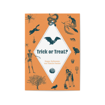 Einladungskarten Halloween , Trick or Treat