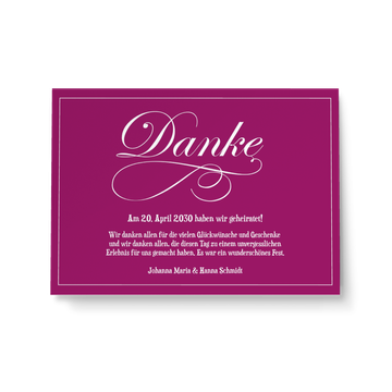 Dankeskarte