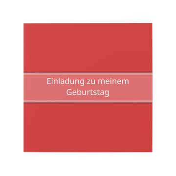 Einladungskarten 80. Geburtstag, Simpel