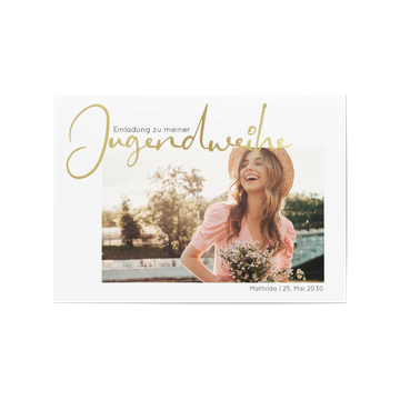 Goldene Schrift