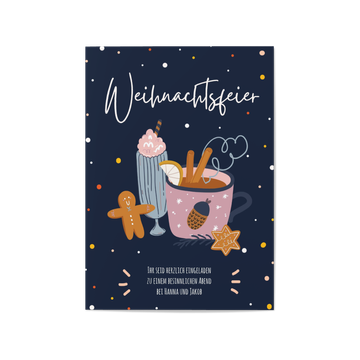 Einladung Weihnachtsfeier, Gemütliche Weihnachtsfeier
