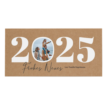 Neujahrskarten, Große Zahl