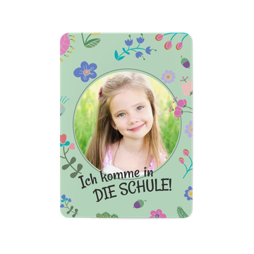 Einladungskarten Einschulung, Blumenkind