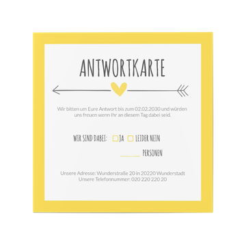 Antwortkarte