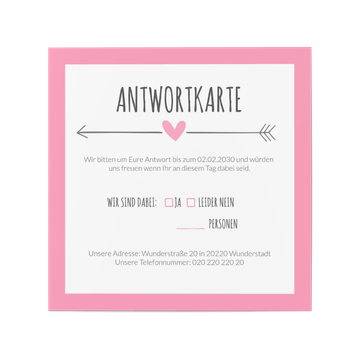Antwortkarte