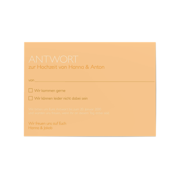 Antwortkarte