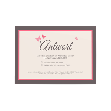 Antwortkarte