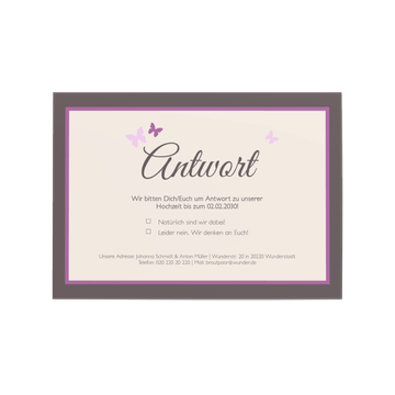 Antwortkarte