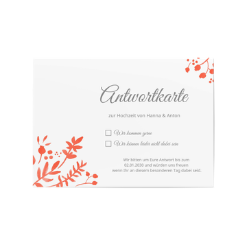 Antwortkarte