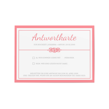 Antwortkarte