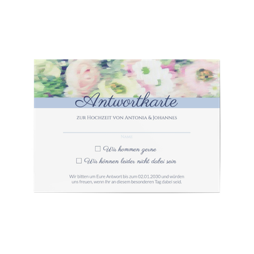 Antwortkarte