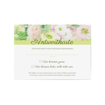 Antwortkarte
