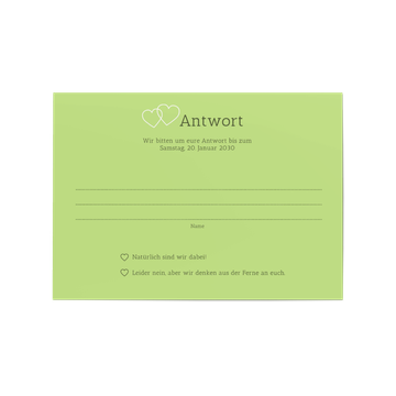 Antwortkarte