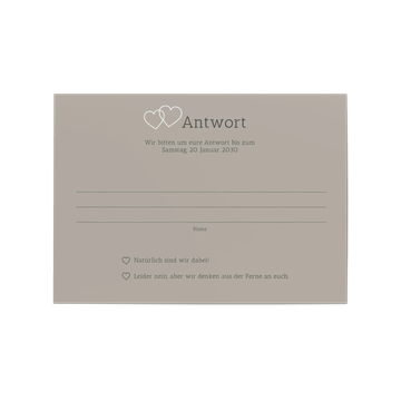 Antwortkarte