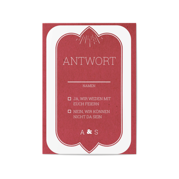 Antwortkarte