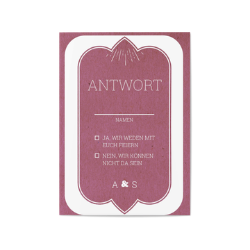 Antwortkarte