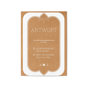 Antwortkarte
