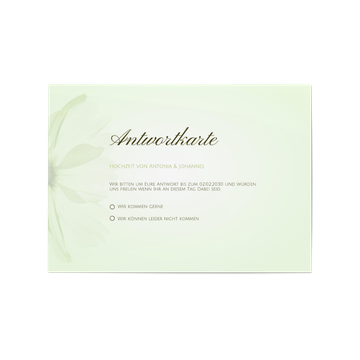 Antwortkarte
