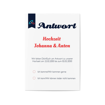 Antwortkarte