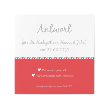 Antwortkarte