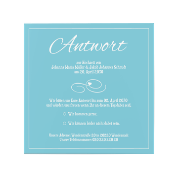Antwortkarte