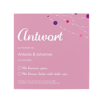 Antwortkarte