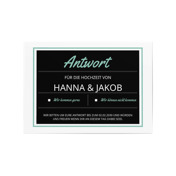 Antwortkarte