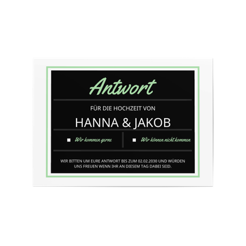 Antwortkarte