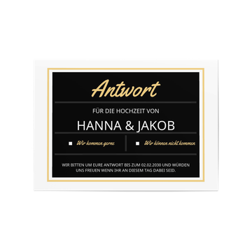 Antwortkarte