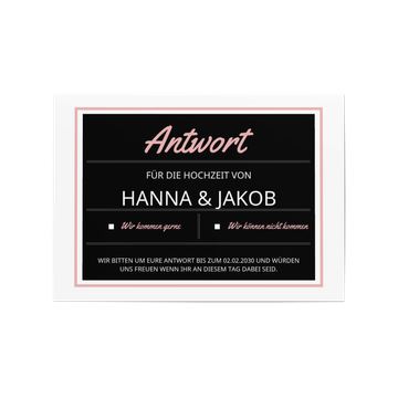 Antwortkarte