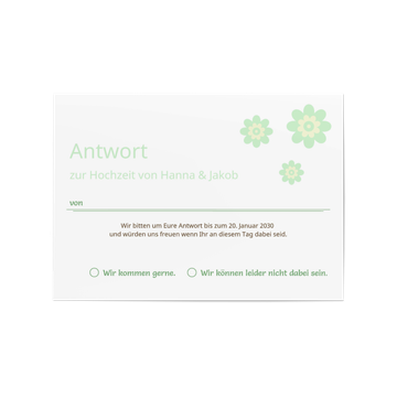 Antwortkarte