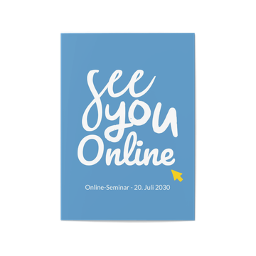 Einladungskarten geschäftlich, Online