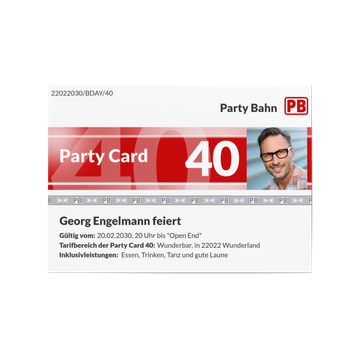 Party Card 40